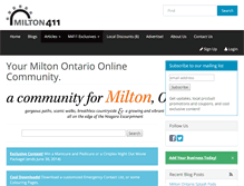 Tablet Screenshot of milton411.com